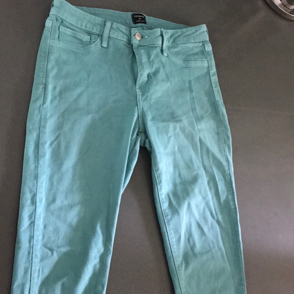 Just Black Size 30 pants.